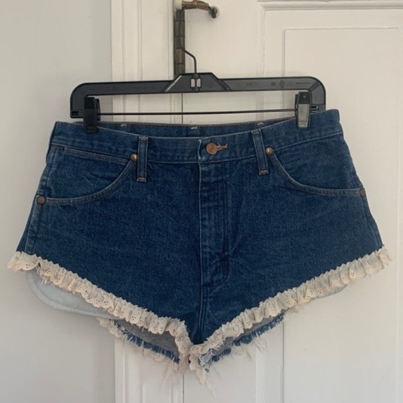 Wrangler X Urban Renewal Denim Shorts - Picture 1 of 11